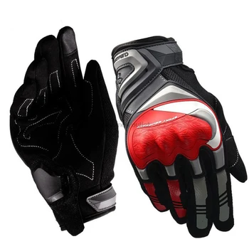 Мотоциклетные перчатки, Дышащие мото-перчатки с полным защитным сенсорным экраном для гонок, Мотокросса, спортивных перчаток на открытом воздухе.