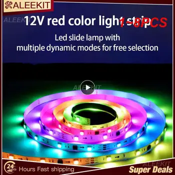 1-8шт 5050 RGB светодиодные ленты WS2812B RGBIC USB светодиодная лента для подсветки телевизора Украшение комнаты Светодиодная лента Гибкая диодная