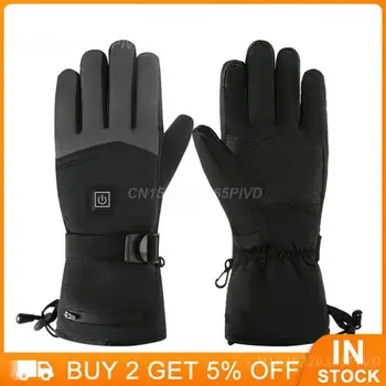 1 пара велосипедных перчаток Износостойкий спорт Скалолазание Стрельба Охота Езда на велосипеде Горячие перчатки с полным пальцем Интеллектуальные рукавицы