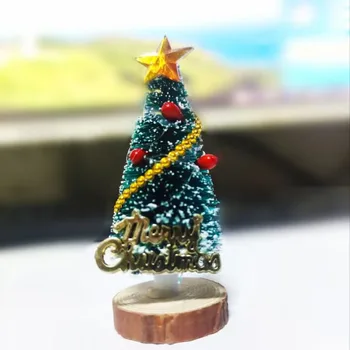 1 шт. миниатюрный кукольный домик, украшение для рождественской елки, Рождественское украшение, садовый аксессуар 1:12 (Случайная база)