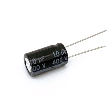 10ШТ Электролитический конденсатор высокого качества 400V10UF 10 * 17 мм 10 МКФ 400V 10 * 17