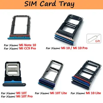 15ШТ Оригинальный Слот Для SIM-карты, Держатель Лотка Для SD-Карт, Адаптер Для Мобильного Телефона Xiaomi Mi 10 10T Pro Lite Mi Note 10/ CC9 Pro + Pin-код