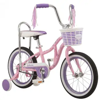 16-дюймовый велосипед Bloom с тренировочными колесами, розовый