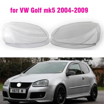 1шт Крышка объектива передней фары автомобиля для VW Golf MK5 V 5 GTI 2004 2005 -2009 Авто абажур покрывает корпус прозрачным