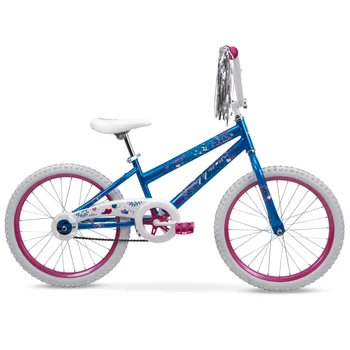 20 дюймов.  Детский велосипед для девочек, голубой и розовый