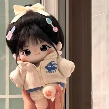 20 см Плюшевая Фигурка Человеческой Куклы Baby Doll Cute Face Kawaii Обнаженные Хлопчатобумажные Куклы Для Тела Мягкие Плюшевые Игрушки Подарок Без Атрибута