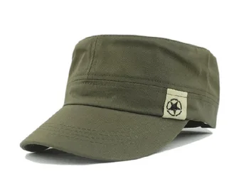 2022 Военная шляпа с плоской крышей, шляпа Кадетского патруля, Бейсбольная кепка, Зеленый, Черный Snapback, Повседневные кепки, Военная шляпа Унисекс