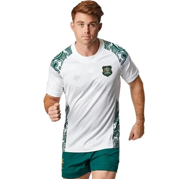 2023 Австралия Валлаби в гостях регби Джерси Домашняя белая рубашка размер S-5XL