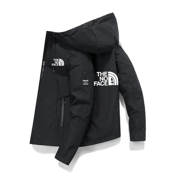 2023 Новая весенне-осенняя брендовая мужская ветрозащитная куртка на молнии, повседневная высококачественная бейсбольная куртка с капюшоном, спортивная куртка на открытом воздухе