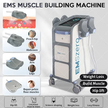 2023 Популярные продукты Rf 13 Тесла 4 Ручки Сильная машина для лепки EMSzero Машина для наращивания мышечной массы и тела