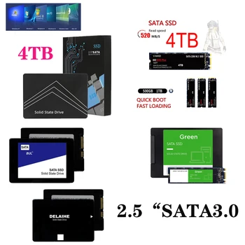 2023New SSD Sata 2 ТБ 1 ТБ Жесткий Диск Sata3 2,5 Дюйма 4 ТБ Высокоскоростной Жесткий Диск 550 МБ/С. Внутренние Твердотельные Накопители Для Ноутбуков