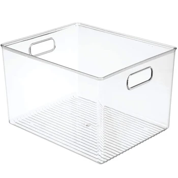 29x20x15 см Акриловый Прозрачный Ящик для хранения Холодильника Настольный Ящик для хранения ванной комнаты в общежитии