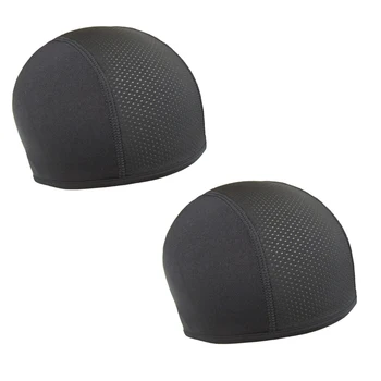 2шт Подкладка для шлема Мотоциклетная велосипедная дышащая кепка-купол для мужчин и женщин