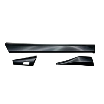 3 шт. Автомобильная Глянцевая Черная Центральная консоль Декоративная накладка приборной панели для Honda HRV HR-V Vezel 2021 2022 RHD