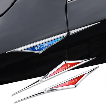 3D-наклейки для отделки кузова автомобиля, лазерные наклейки для Ford Focus Mustang GT SHELBY ST LINE, STLINE Mondeo, автомобильные аксессуары