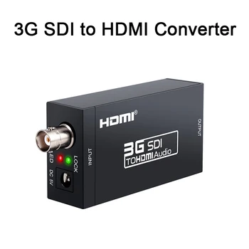 3G HDMI-совместимый Конвертер SDI SDI Адаптер Аудио HD-SDI/3G-SDI Адаптер Конвертер BNC 1080P DAC для Монитора HDTV