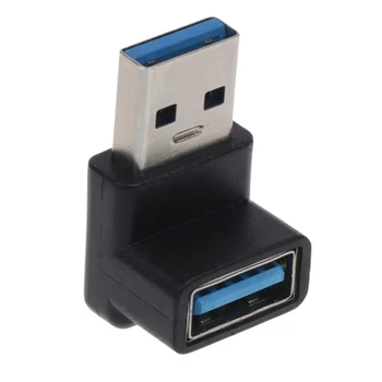594A USB 3.0 От мужчины к женщине AM / для прямоугольного разъема адаптера USB-штекер 90 De