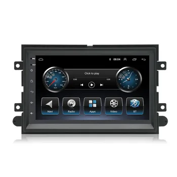 7-дюймовый автомобильный радиоприемник Android 12 Стерео GPS Navi DVD-плеер для Ford 500 F150 Explorer Edge Expedition Mustang fusion с камерой