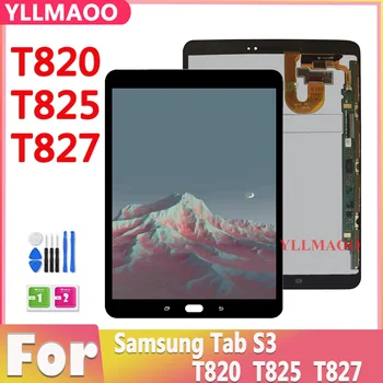 9,7 дюймов Оригинальный Для Samsung GALAXY Tab S3 9,7 T820 T825 T827 Сенсорный Экран ЖК-дисплей В Сборе Запасные Части