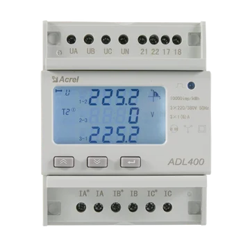 Acrel ADL400 / C измеритель мощности din-рейки rs485 modbus измеритель напряжения с полным управлением электрической энергией