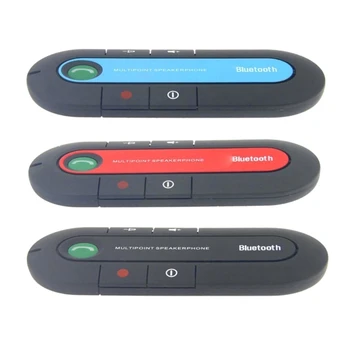 Bluetooth-совместимый громкоговоритель для мобильного телефона, адаптер для беспроводного автомобильного музыкального плеера с зажимом для задней части челнока