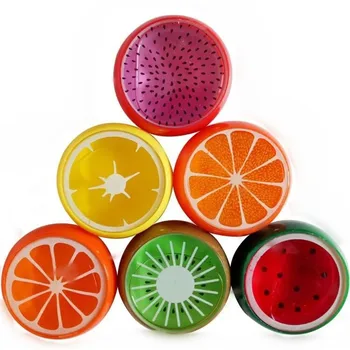 Ensemble de 6 pièces coloré fruits cristal boue moelleuse magnétique polymère argile boue plastique jeu pâte jouets pour enfants