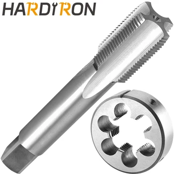 Hardiron M23 X 1.5 Метчик и матрица Правая, M23 x 1.5 метчик с машинной резьбой и круглая матрица