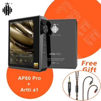 Hidizs AP80 Pro HIFI Bluetooth Портативный Музыкальный MP3-плеер ES9219C USB DAC MQA DSD FLAC LDAC DAP Бесплатный подарок 3,5 мм 2pin Кабель 0,78 мм
