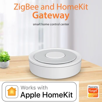 HomeKit ZigBee Gateway Hub Smart Home Bridge Приложение дистанционного управления ZigBee Работает с Apple HomeKit Alexa Google Home Tuya SmartLife