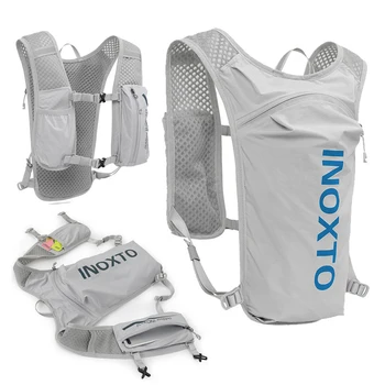 INOXTO Легкий рюкзак для бега, гидратационный жилет, подходящий для велосипедных марафонов, пеших прогулок, ультралегкий портативный велосипедный рюкзак