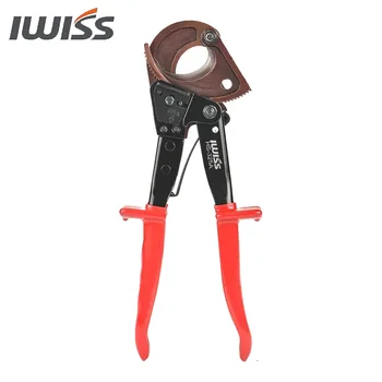 IWISS tools Резак для медной проволоки ножницы, кабельный резак с храповым механизмом, плоскогубцы для электрика, кусачки для проволоки