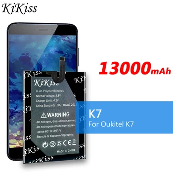 KiKiss Аккумулятор 13000 мАч Для Oukitel K7 OukitelK7 K 7 Замена Смартфона Высококачественные Резервные Батареи Большой Емкости