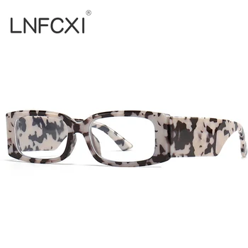 LNFCXI Модные прямоугольные солнцезащитные очки Женские Качественные оттенки 