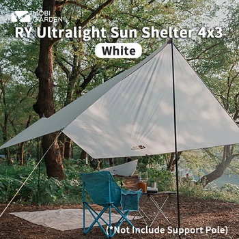 MOBI GARDEN Camping Sun Shelter RY 20D Нейлоновая Палатка 0,84 кг Сверхлегкий Многоместный Открытый PU3000mm Портативный Зонт Для Пикника