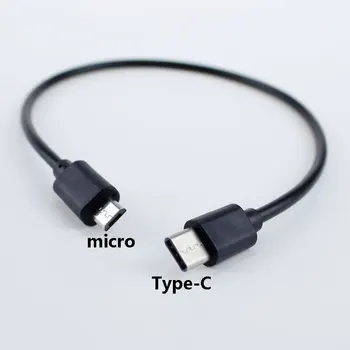 OTG кабель для передачи данных Type-c от мужчины к мужчине micro кабель для зарядки Адаптер USB-C к разъему micro кабель преобразования для Xiaomi Huawei