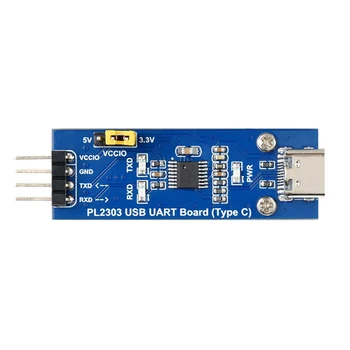 PL2303 Модуль USB-UART 1,8 В/2,5 В Тип питания C Модуль последовательной связи 3,3 В/5 В Выход USB-последовательный адаптер