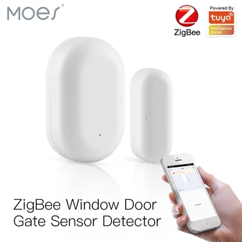 Tuya ZigBee Умное окно, дверь, датчик ворот, детектор, Охранная сигнализация для умного дома, Smart Life, приложение Tuya, дистанционное управление