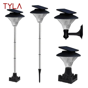 TYLA Solar Light Современная Газонная Лампа 60 Светодиодов Водонепроницаемый IP65 Наружный Декоративный Для Двора Парк Сад