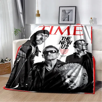 U2 Rock Bang Bono Одеяло с 3D Печатью, Мягкое Покрывало для Дома, Спальни, Кровати, Дивана, Пикника, Офиса, Отдыха, Покрывало для Детей