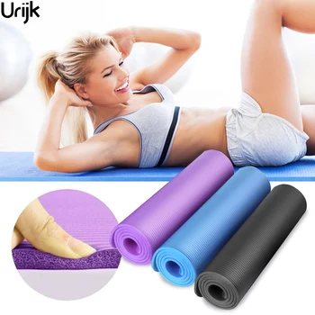 Urijk Фитнес-коврик для йоги, противоскользящие спортивные накладки для спортзала, Гимнастический Спортивный ковер для спортзала