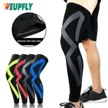 WEUPFLY 1 шт. компрессионные рукава для ног, колено с длинными рукавами для поддержки колена для футбола, бейсбола, бега, велоспорта, фитнеса