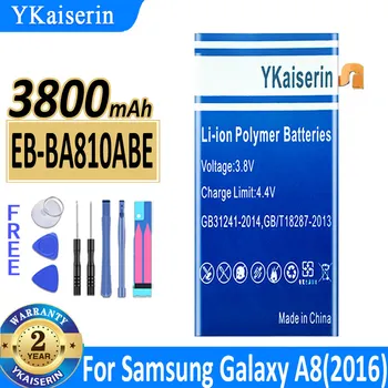 YKaiserin EB-BA810ABE Для Samsung Аккумулятор для телефона 3800 мАч Для Samsung Galaxy A8 2016 SM-A810F A810F A810 Запасные Батареи