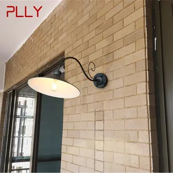 · Настенный светильник PLLY, классические бра, водонепроницаемый домашний светодиод в форме рожка для виллы на крыльце