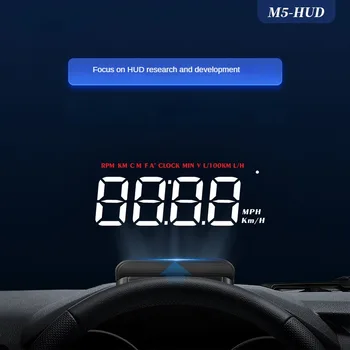 Автомобильный HD Hud Дисплей Smart M5 Универсальный черный проектор Автомобильный монитор