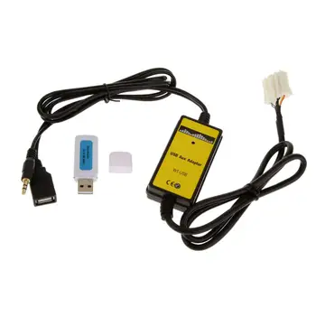 Автомобильный интерфейс USB/MP3-плеера, адаптер AUX-IN для 323 MPV Auto, автомобильный USB-адаптер 3,5 мм, кабель для радиоплеера