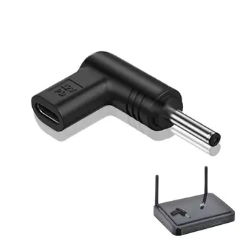 Адаптер USB Type C к Постоянному току 12-вольтовый Разъем USB Type C От Розетки к Разъему ПОСТОЯННОГО тока 90-Градусный Разъем Для Зарядного Устройства Разъем Адаптера Питания для
