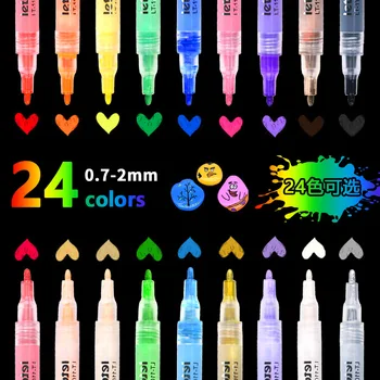 Акриловая металлическая красивая цветная ручка для рисования Многофункциональная практика каллиграфии Специальная ручка для студентов