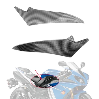 Аксессуары для мотоциклов Боковая панель Бензобака ABS Обтекатель из Углеродного волокна боковая крышка Защитный кожух для YAMAHA YZFR1 YZF R1 2009-2014