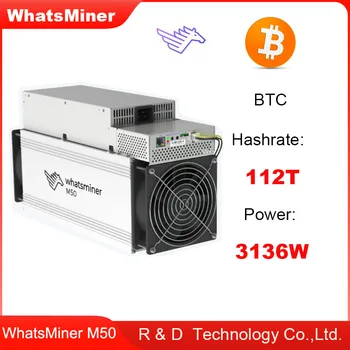 Актуальное фото со склада Новый Whatsminer M50 112-й/s 3136W SHA-256 112T Asic майнер BTC Bitcoin Miner