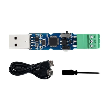 Анализатор адаптера Waveshare USB to CAN со скоростью 5 Кбит/с-1 Мбит / с Микросхема STM32, несколько режимов работы, совместимость с несколькими системами
